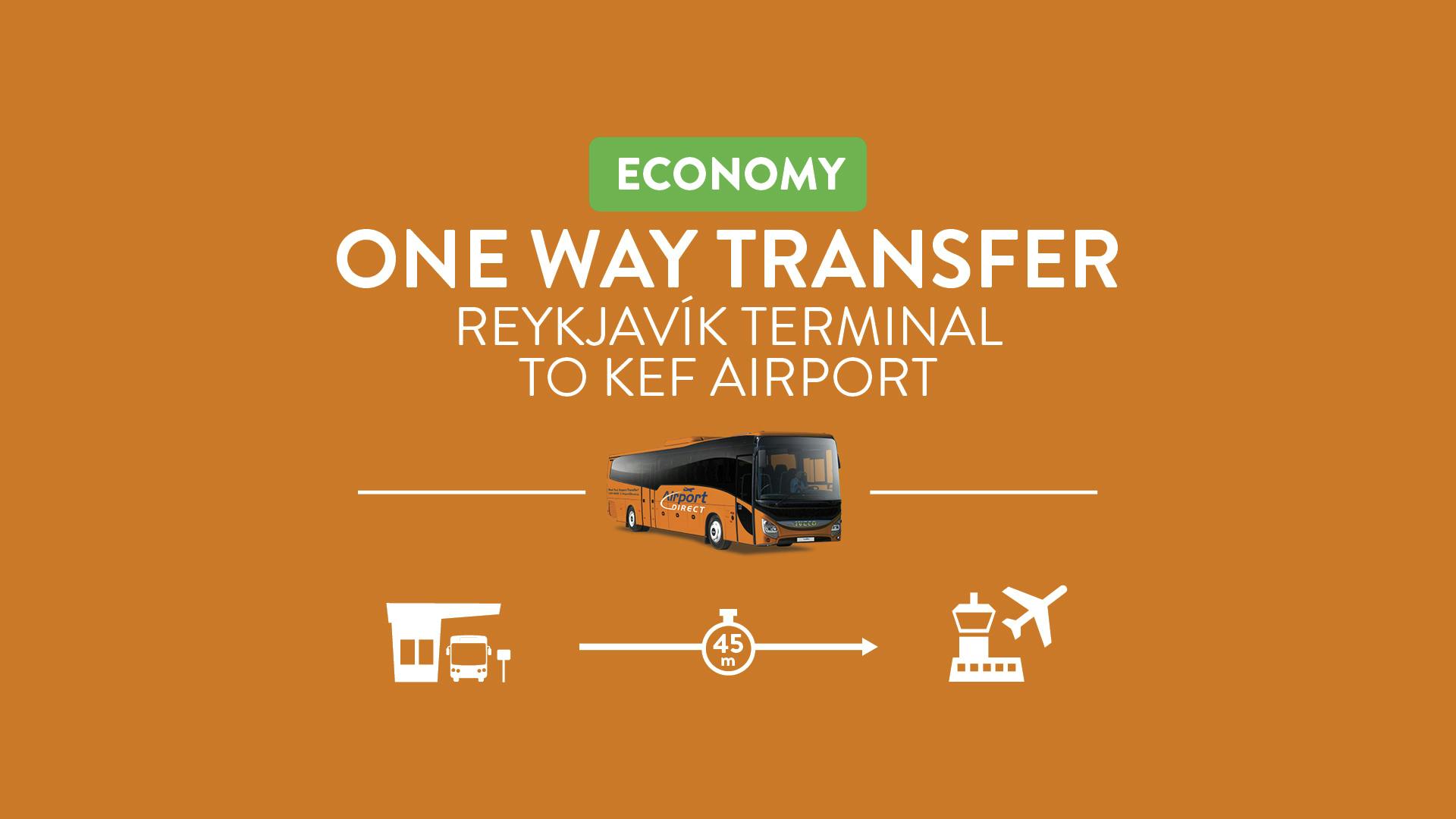 Economy Transfer - Reykjavik Terminal and Hotels to Keflavik Airport